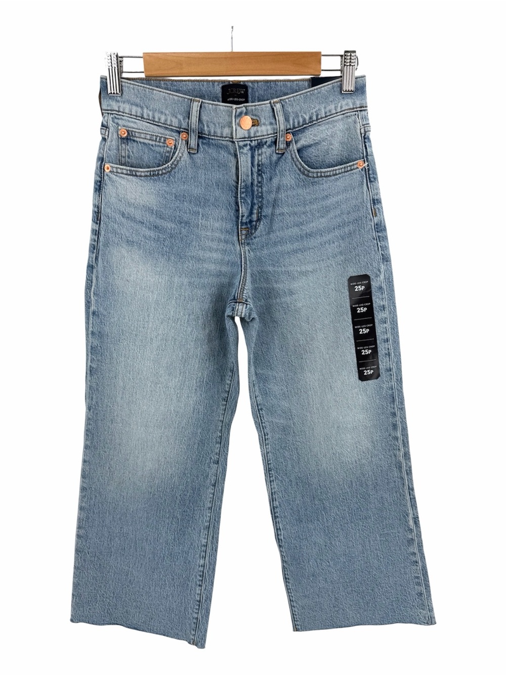 J Crew Petite wide-leg cropped jean in all-day stretch Size 25P